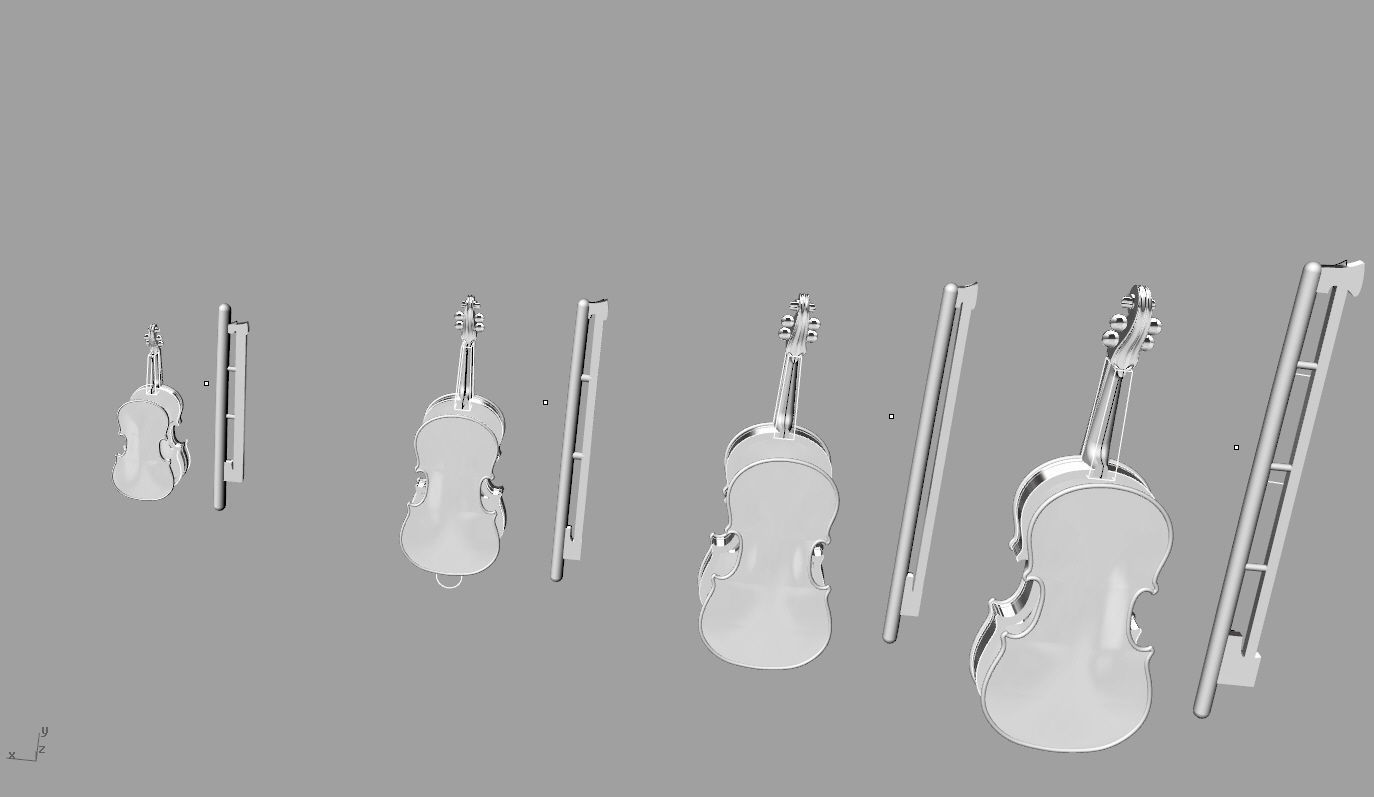 violins 1 3D print model_4