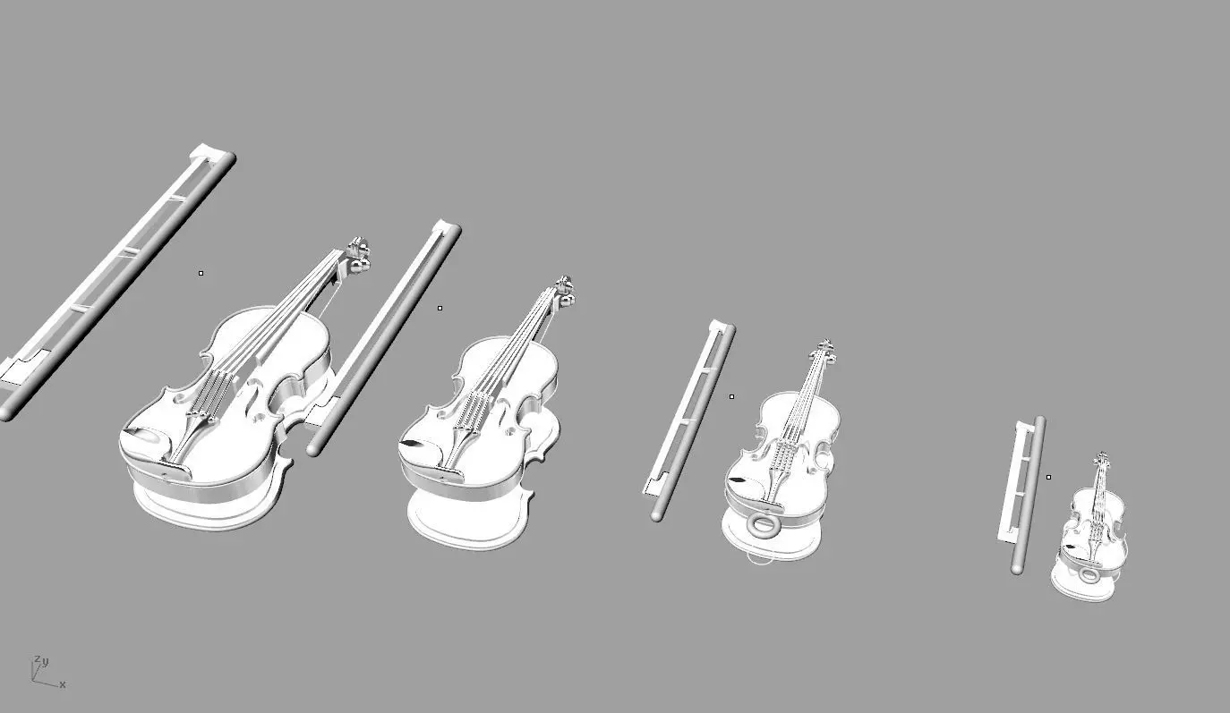 violins 1 3D print model_0