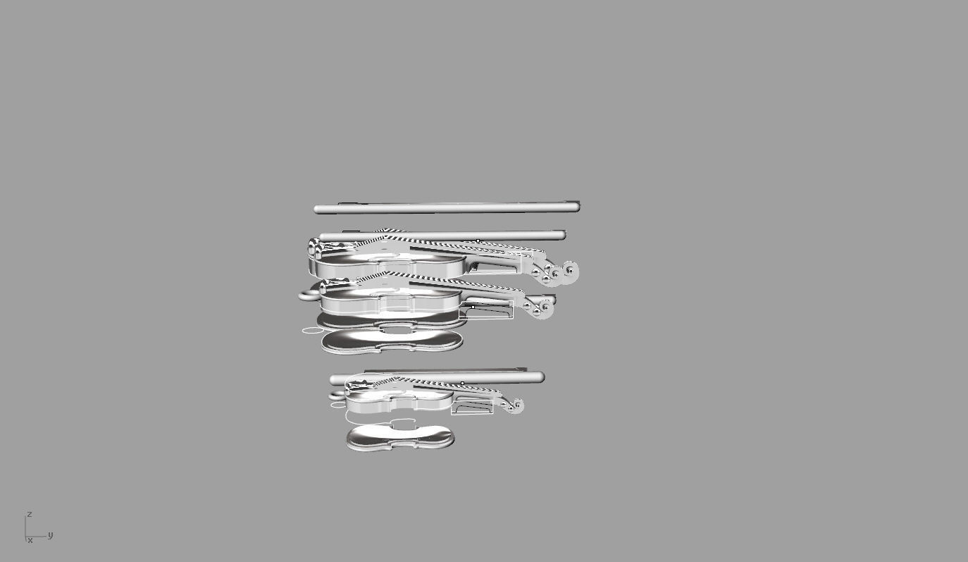 violins 1 3D print model_2
