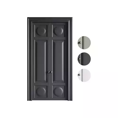 Modern entrance door 22 3D model
