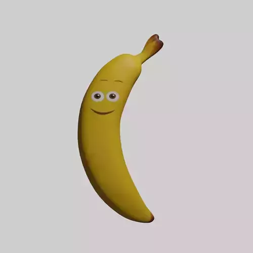 Hand Painted Banana Character