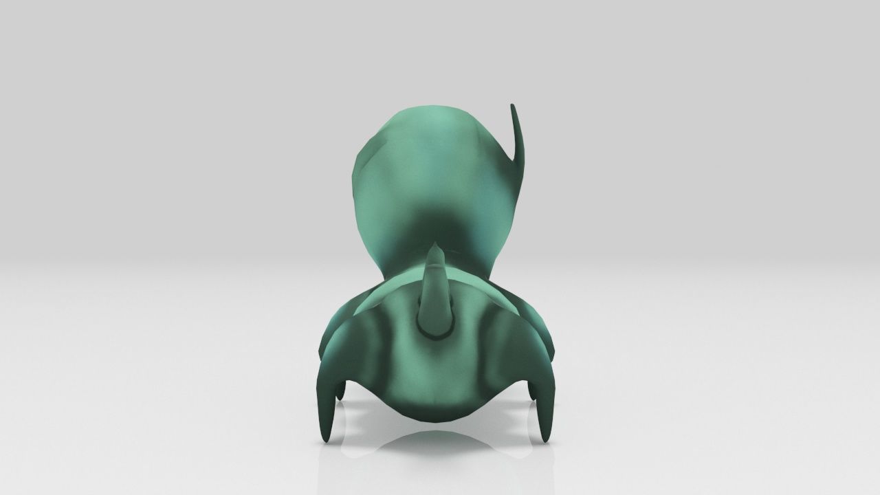 Pets Alien Lowpolys Low-poly 3D model_2