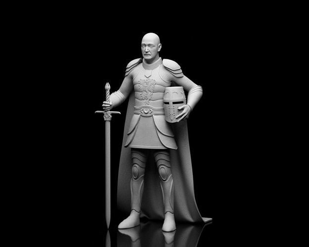 001545 Knight 3D print model