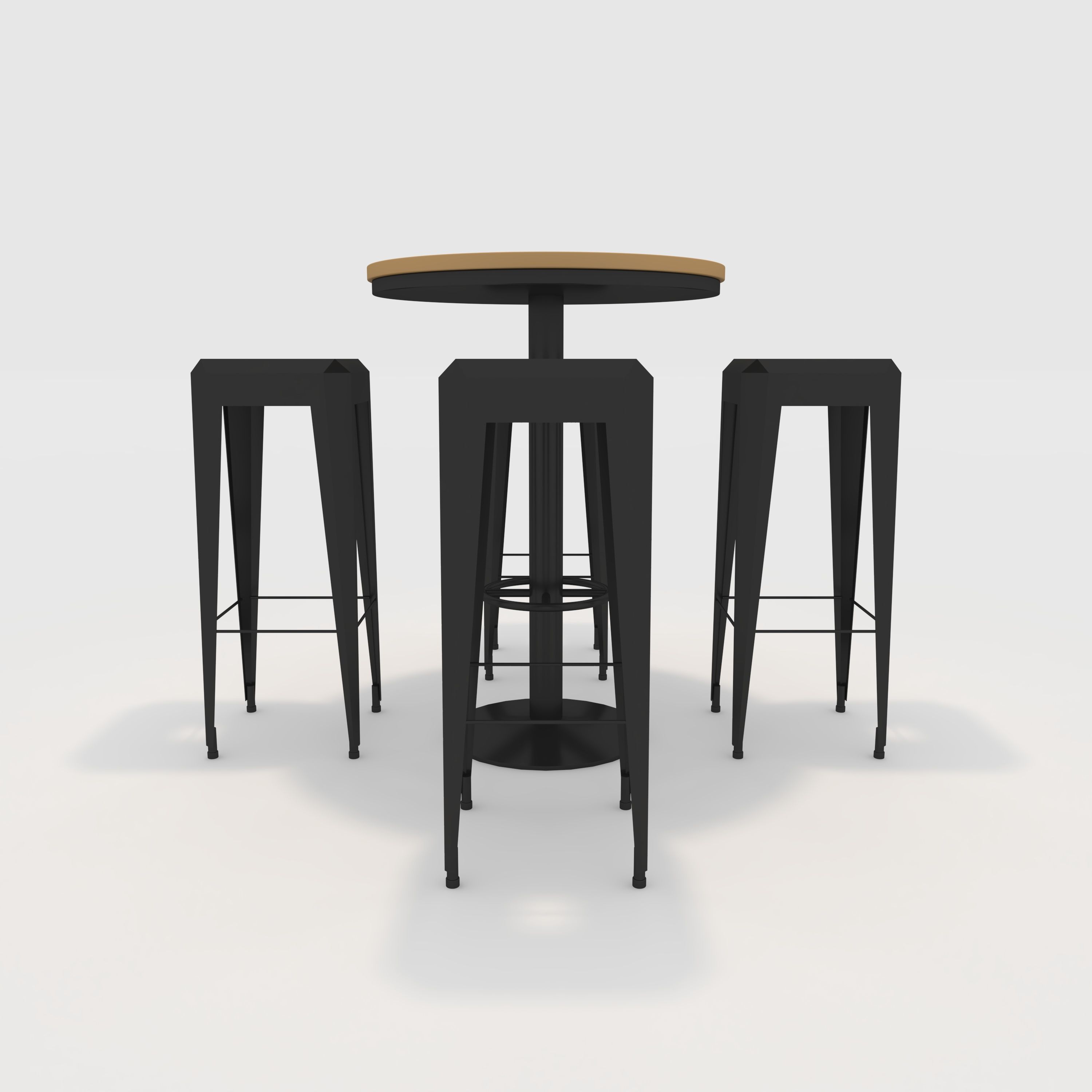 Bar Table And Chair 11 3D model_6