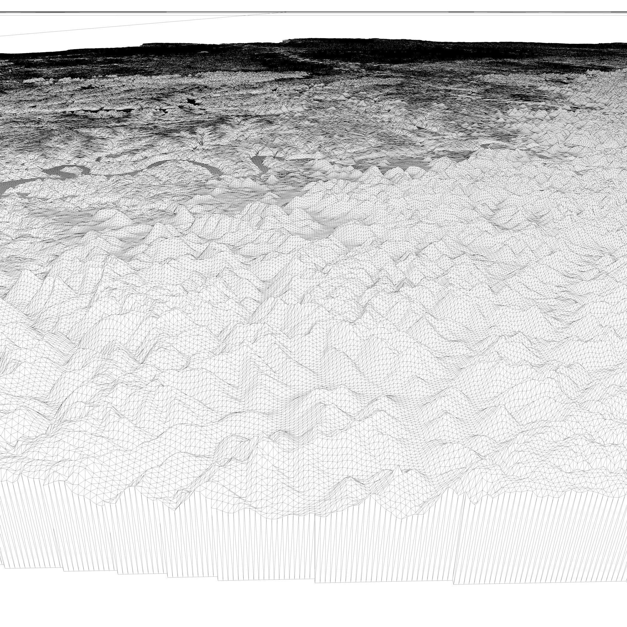 Kentucky Topographic Map STL Model 3D print model_6