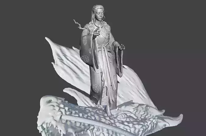 KANG JIN STAR BLACK MYTH WUKONG EXTREME DETAIL STL FOR 3D PRINT