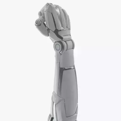Cyborg arm fist 3D model