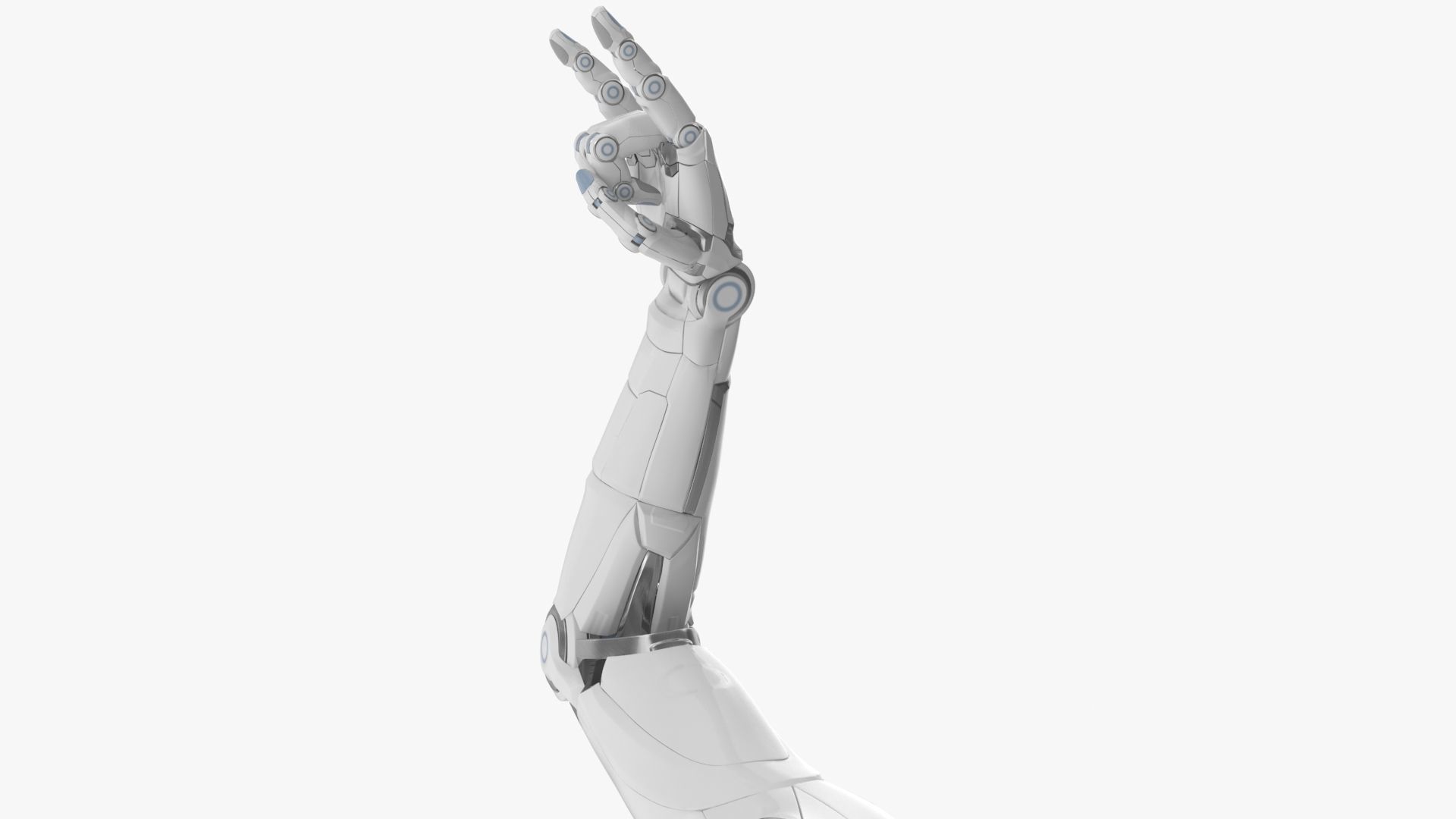 Cyborg arm goat rockers  3D model_5