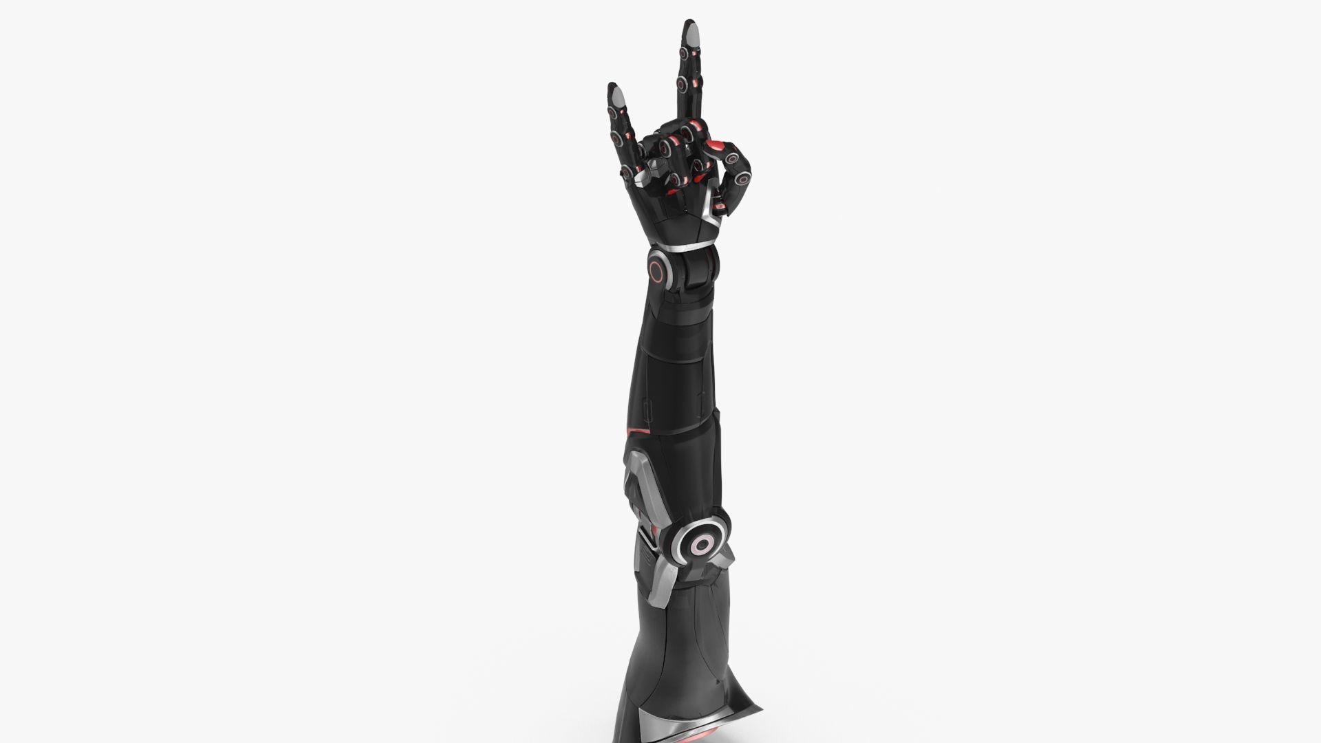 Cyborg arm goat rockers  3D model_3