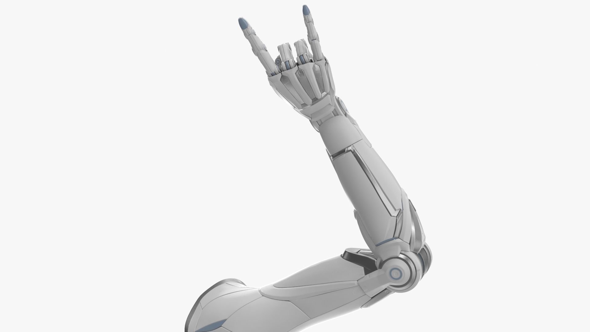 Cyborg arm goat rockers  3D model_6