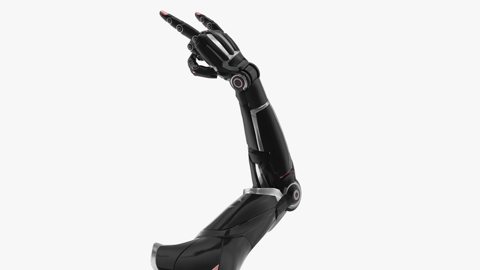 Cyborg arm goat rockers  3D model_4