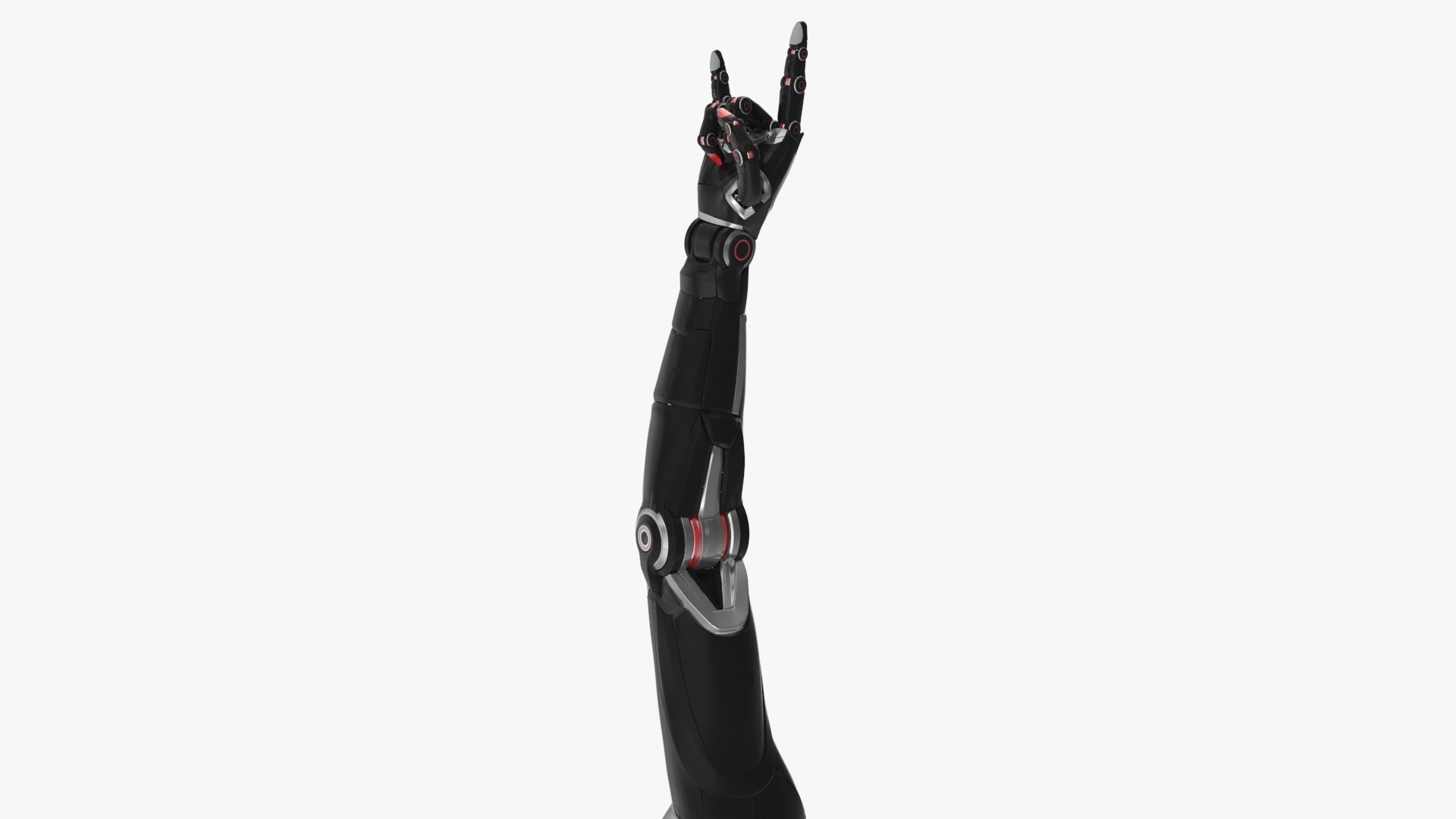 Cyborg arm goat rockers  3D model_2