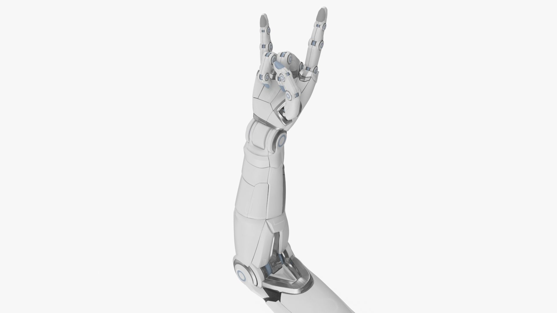 Cyborg arm goat rockers  3D model_7