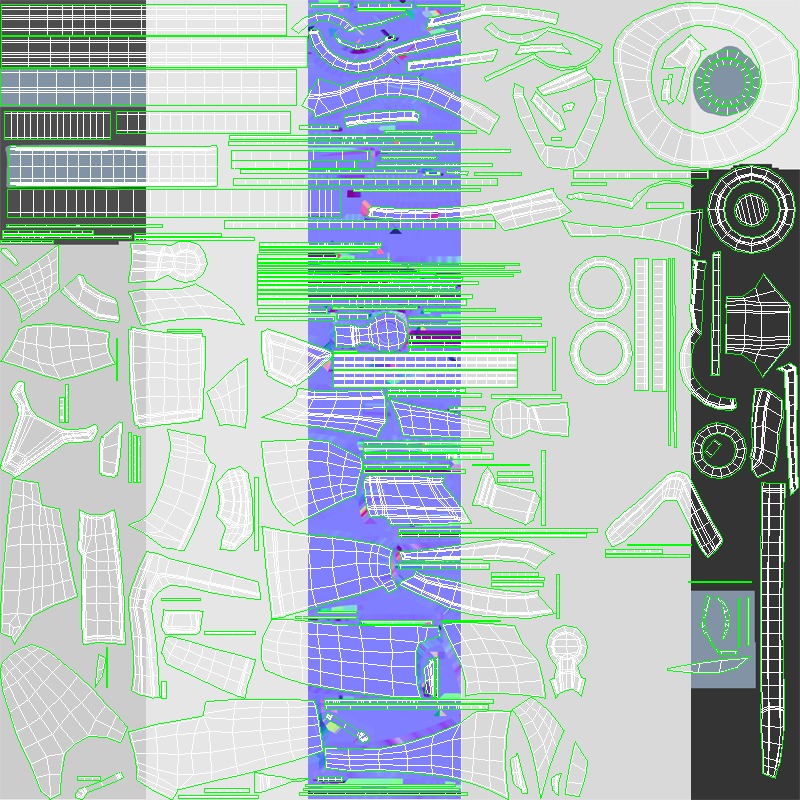 Cyborg arm shows peace 3D model_15