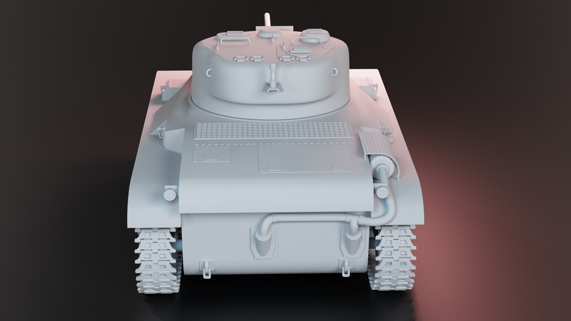 M22 Locust Light Tank Airborne Print Ready 3D print model_6