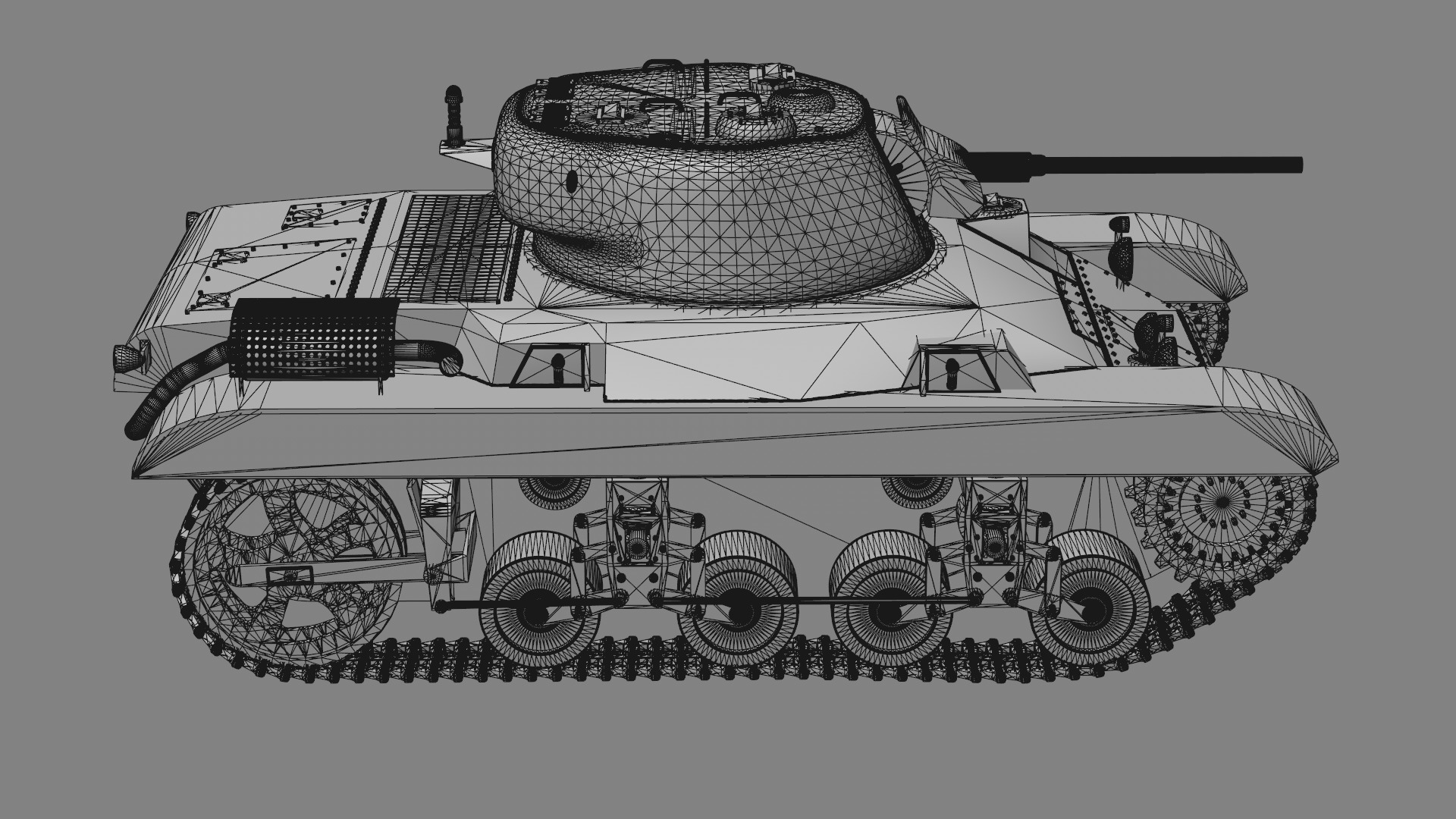 M22 Locust Light Tank Airborne Print Ready 3D print model_11