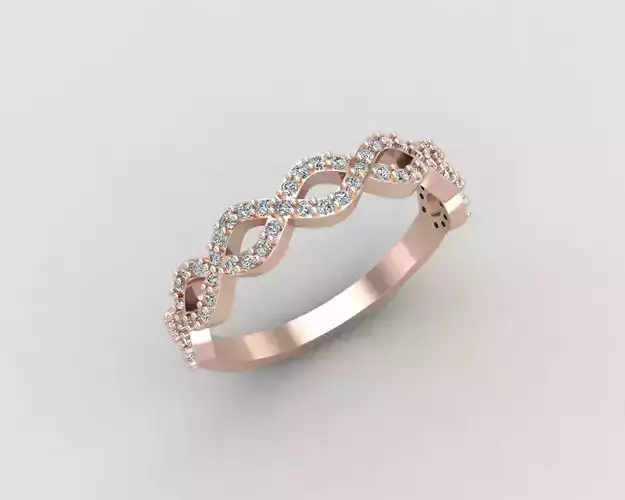 Minimal Eternity ring 134-MW 3D print model