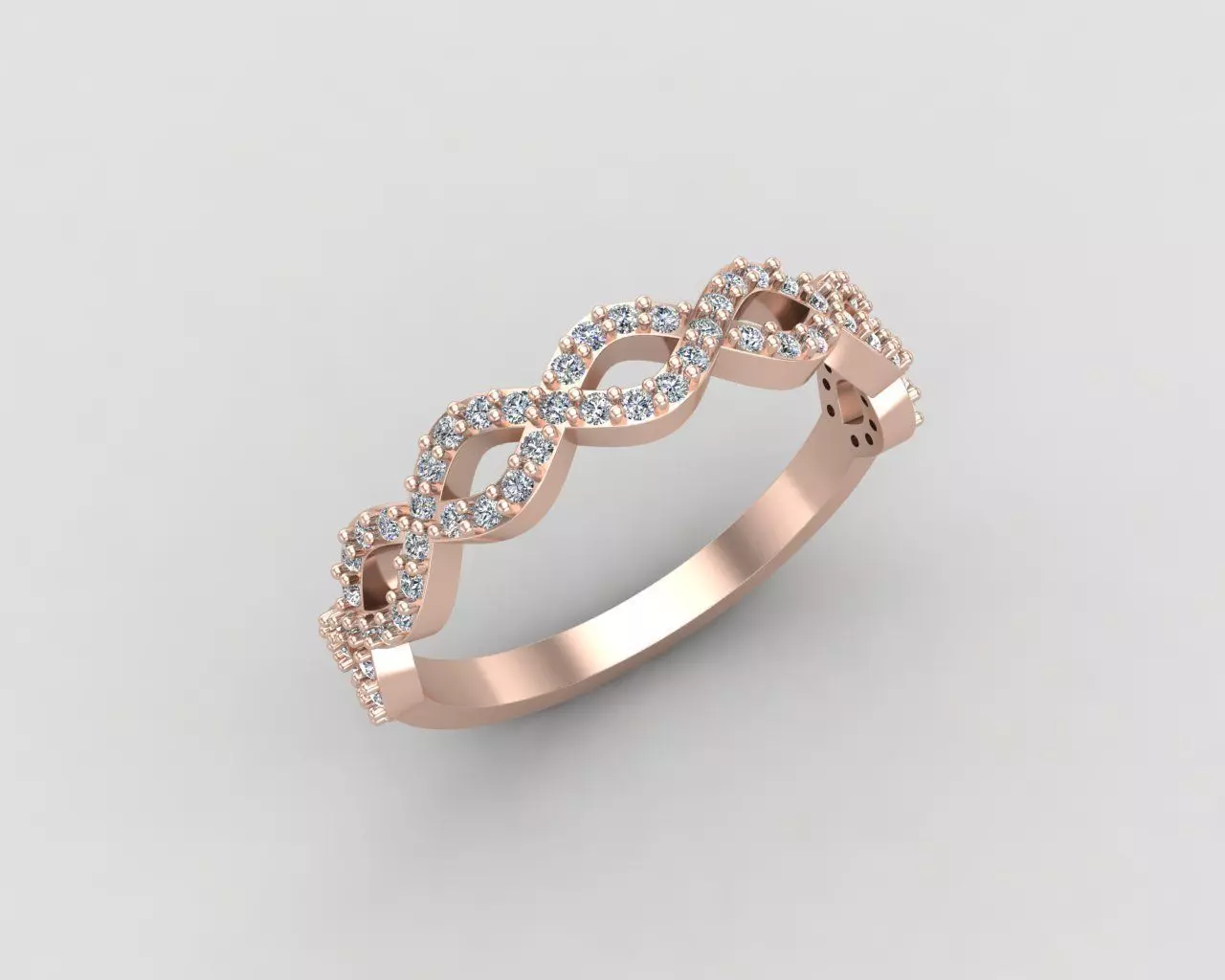 Minimal Eternity ring 134-MW 3D print model_0