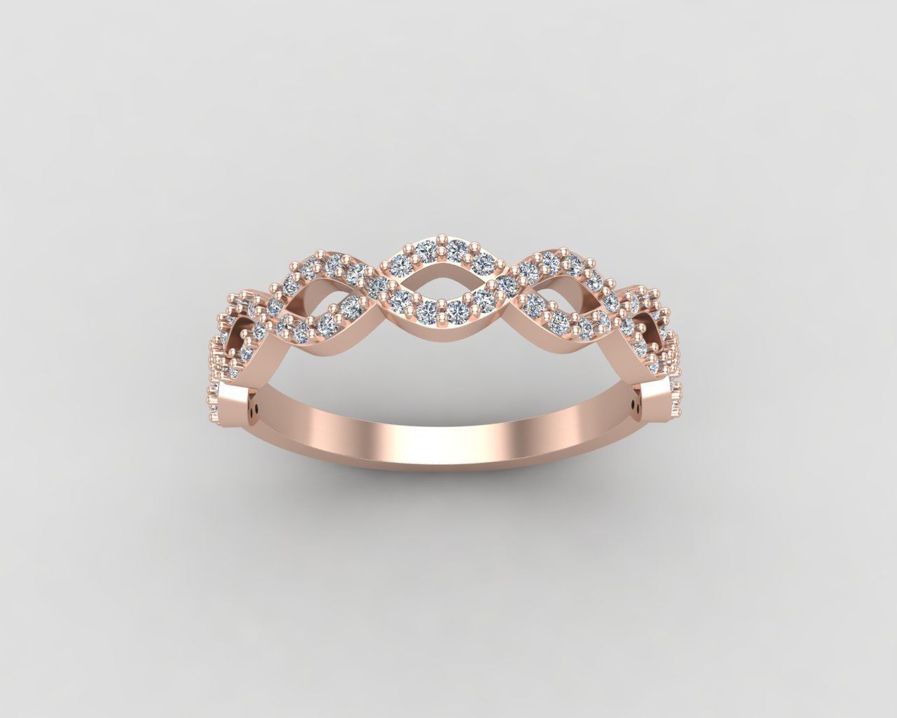 Minimal Eternity ring 134-MW 3D print model_5
