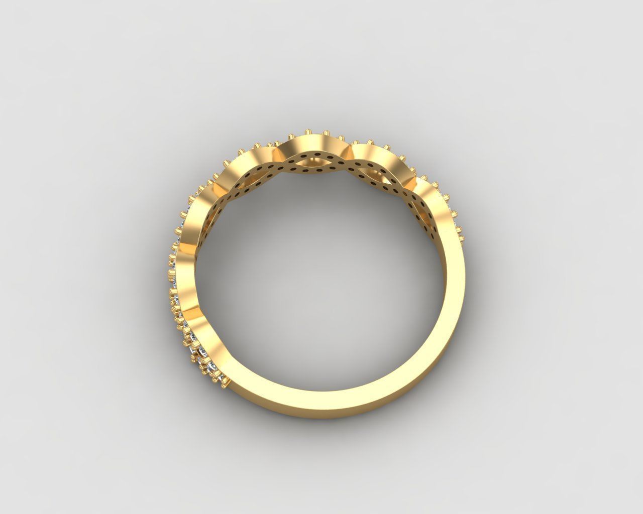 Minimal Eternity ring 134-MW 3D print model_29