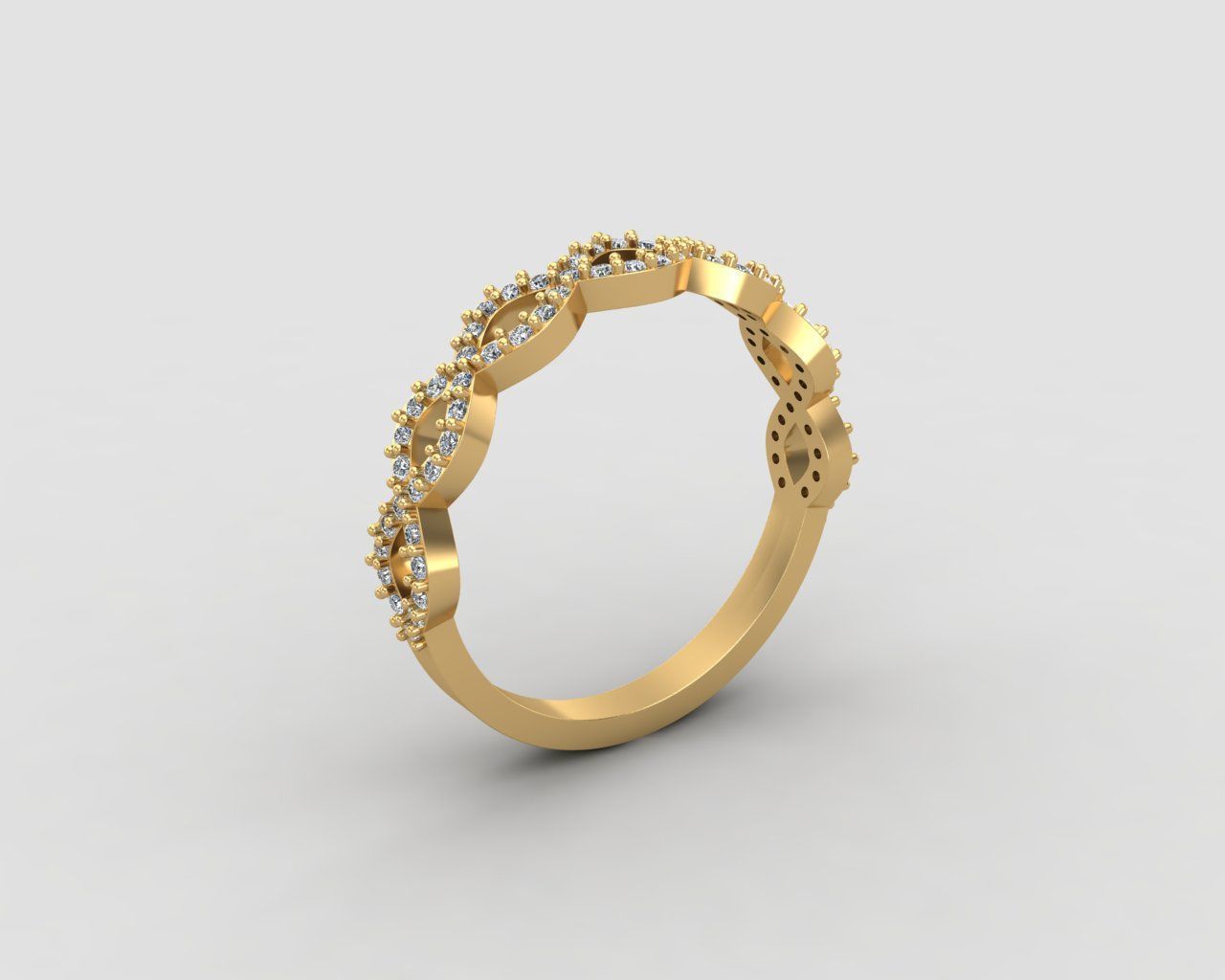Minimal Eternity ring 134-MW 3D print model_22