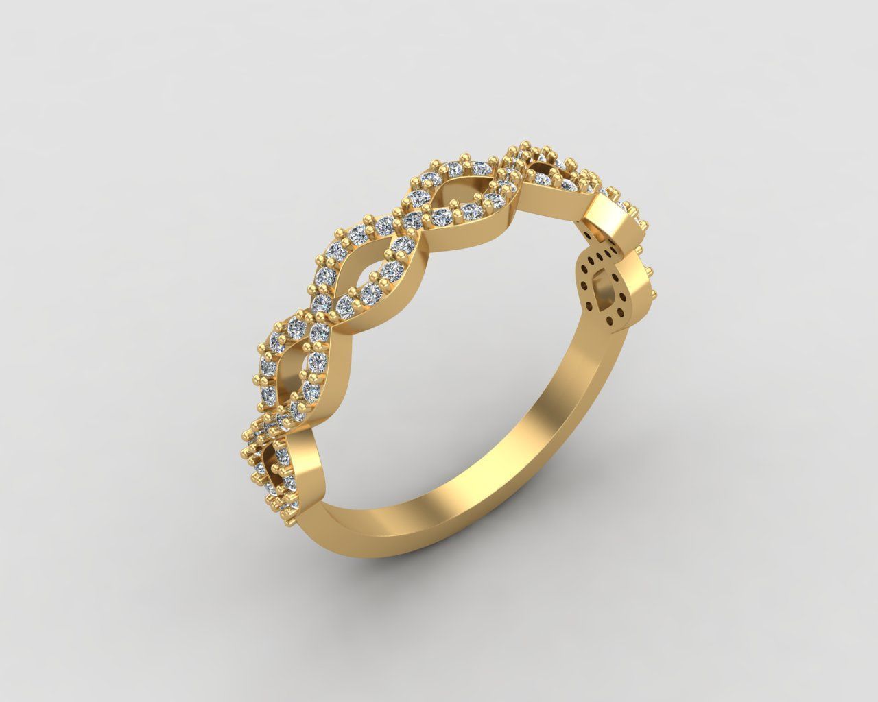 Minimal Eternity ring 134-MW 3D print model_23