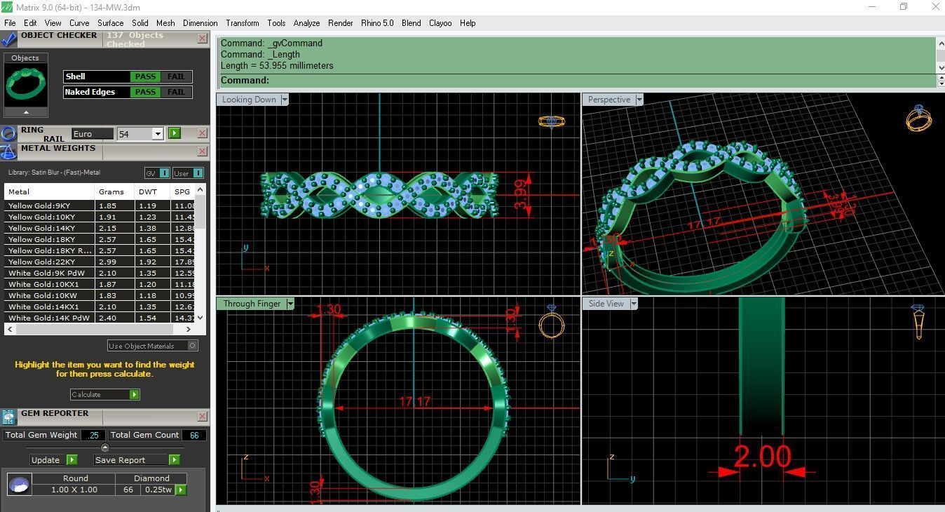 Minimal Eternity ring 134-MW 3D print model_2