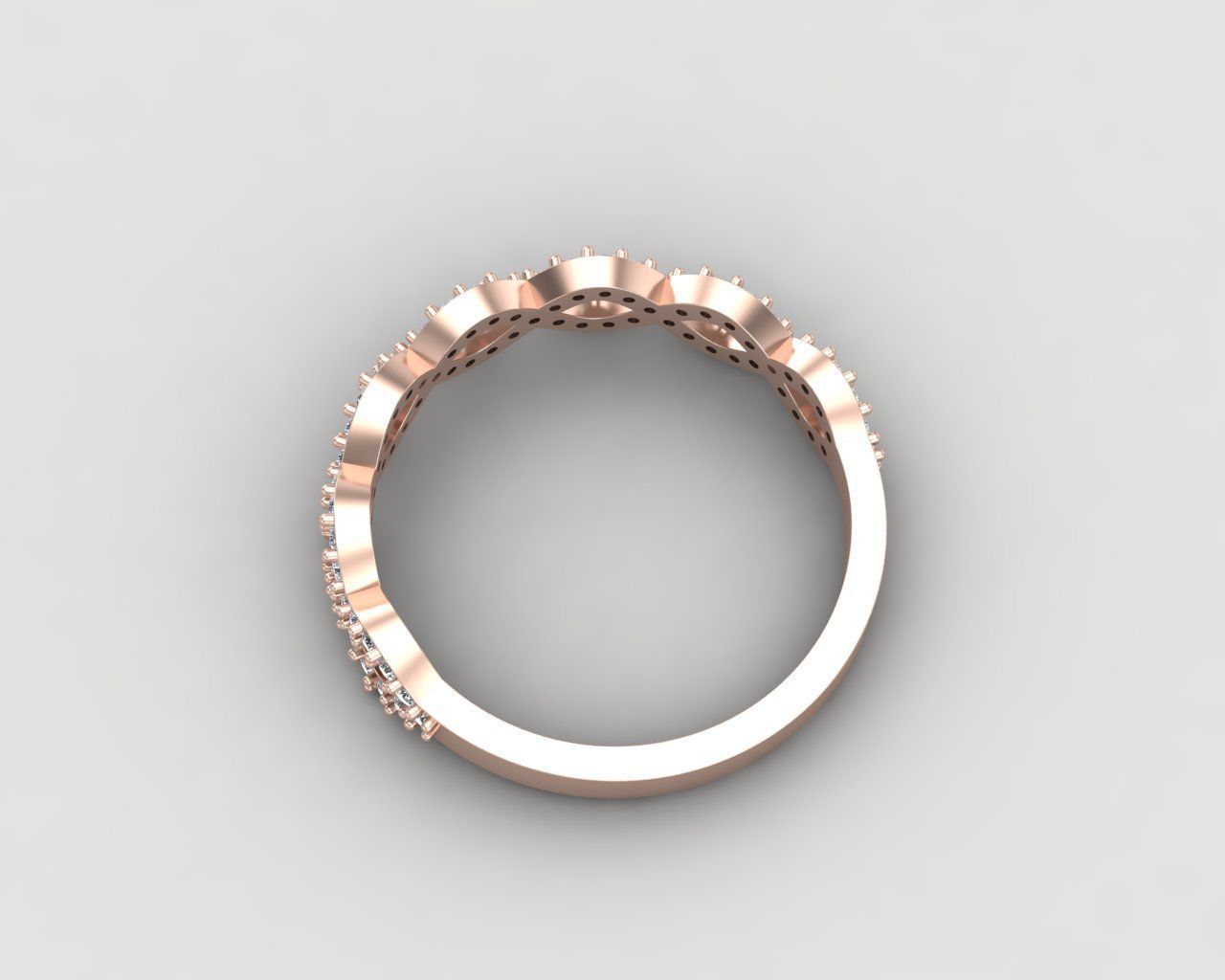 Minimal Eternity ring 134-MW 3D print model_9