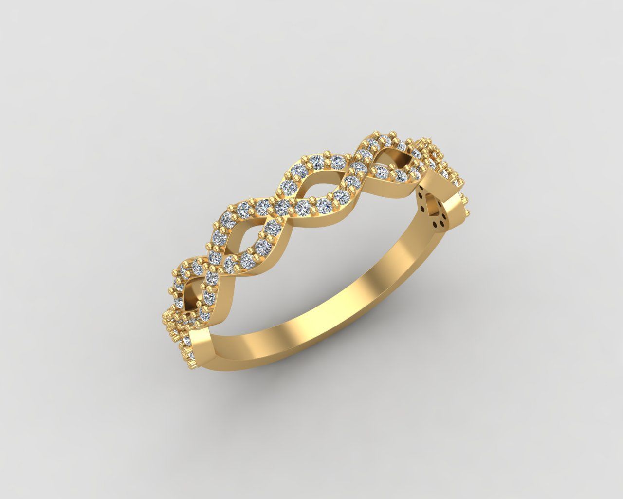 Minimal Eternity ring 134-MW 3D print model_24