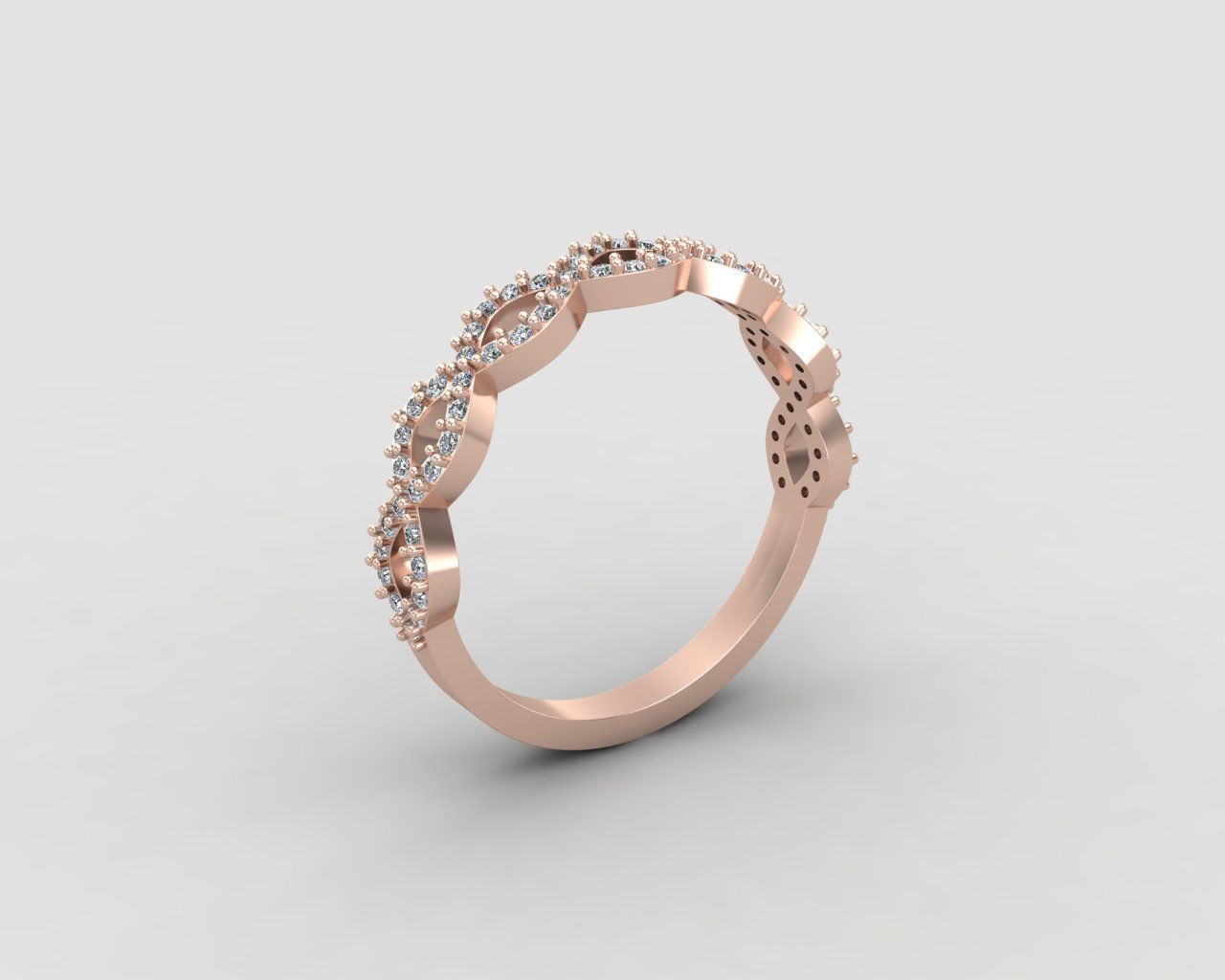 Minimal Eternity ring 134-MW 3D print model_4