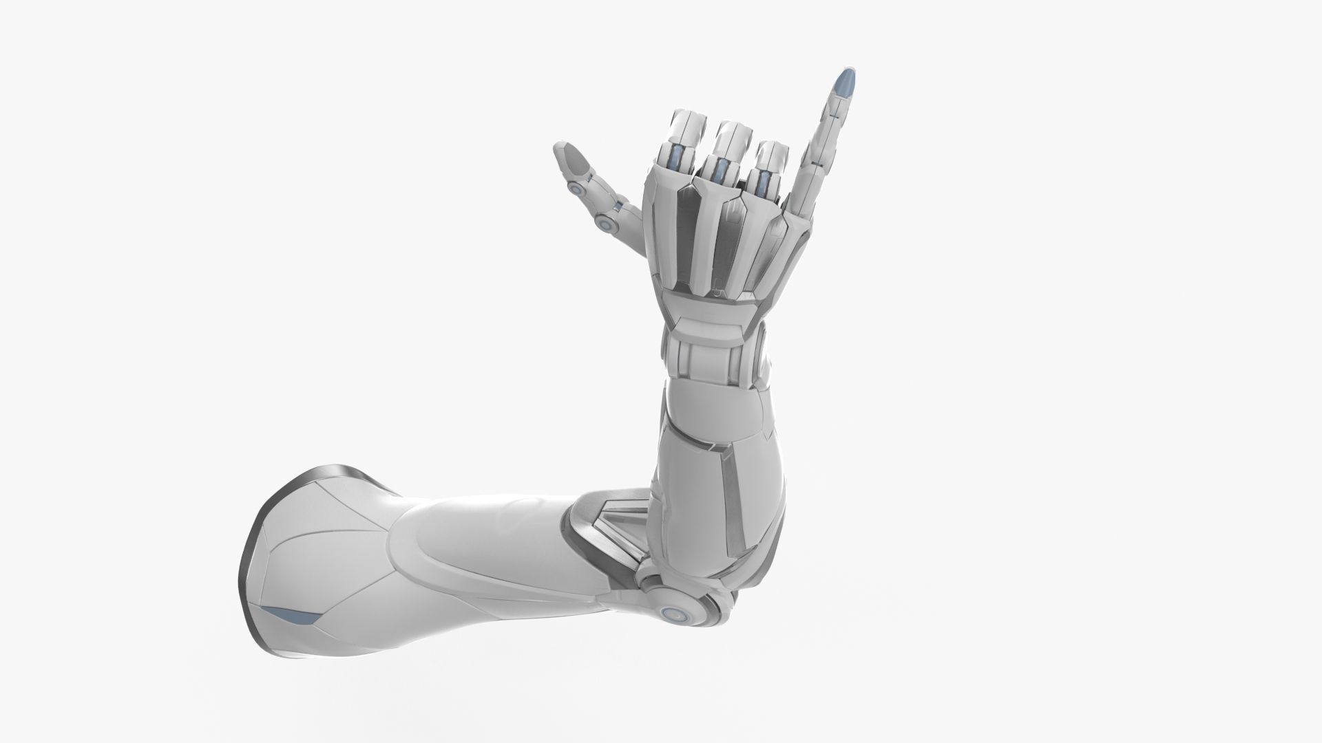Cyborg arm shows jumbo 3D model_6