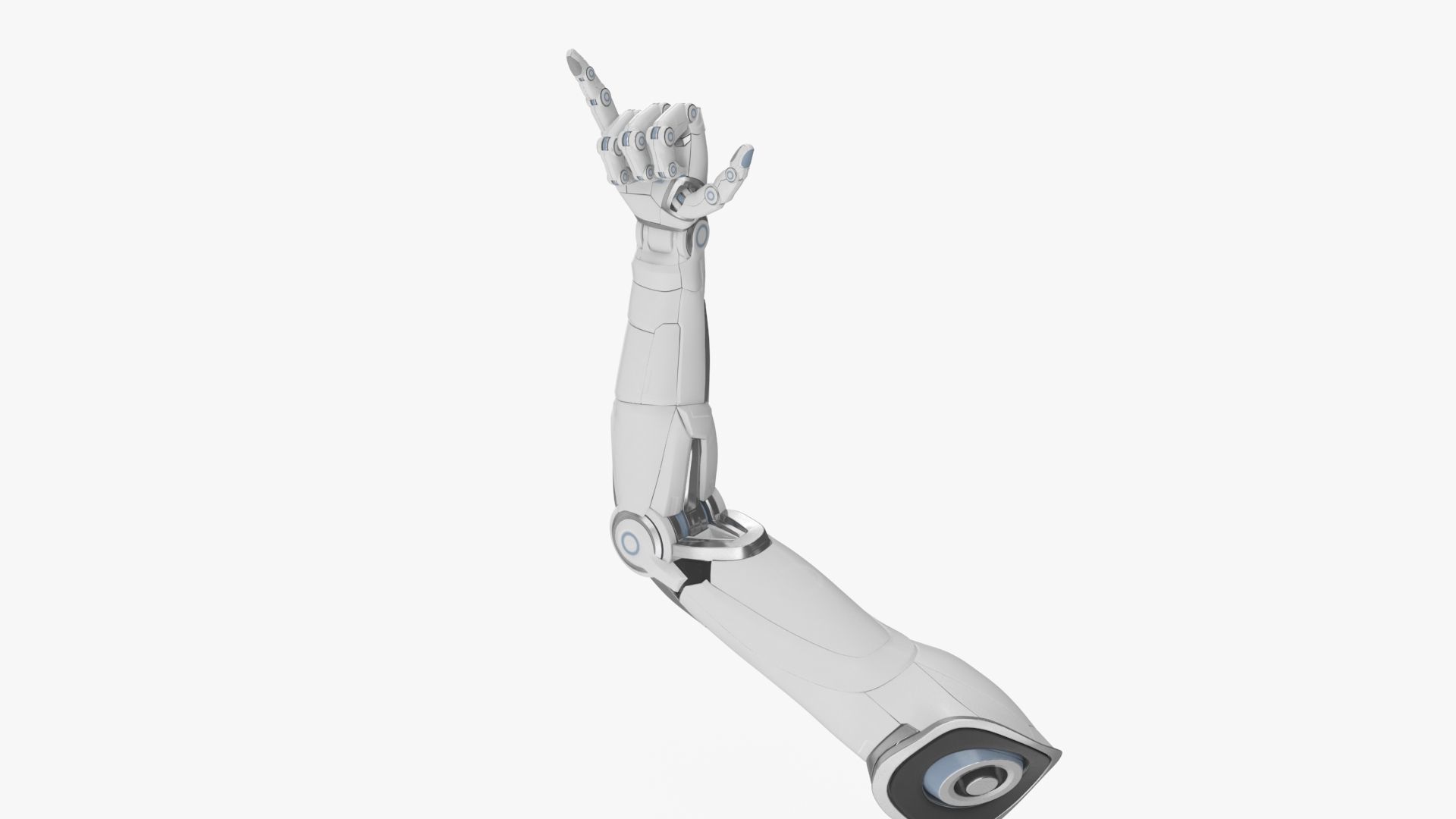 Cyborg arm shows jumbo 3D model_7