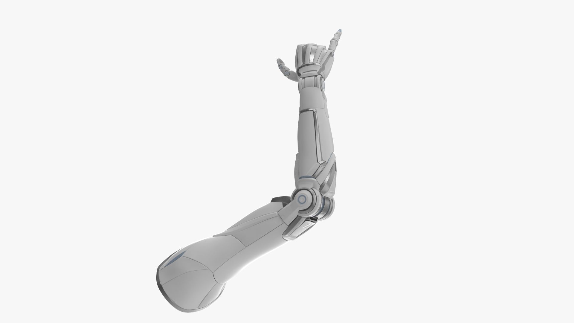 Cyborg arm shows jumbo 3D model_8