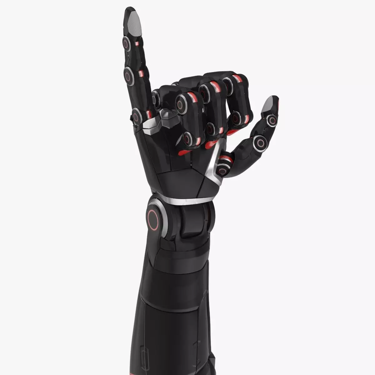 Cyborg arm shows jumbo 3D model_0