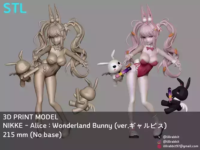 GODDESS OF VICTORY NIKKE Bunny Alice 3D print model