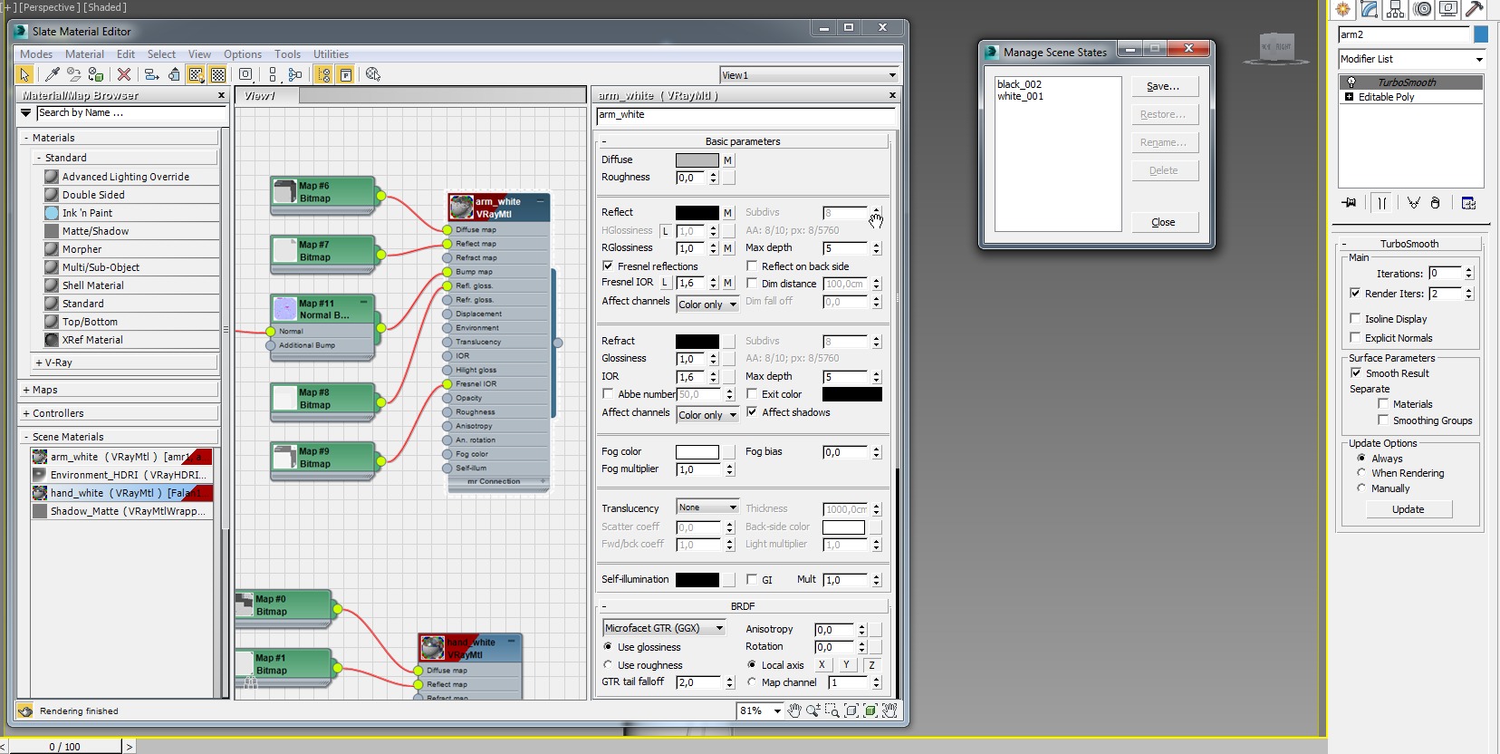 Cyborg arm shows OK 3D model_12