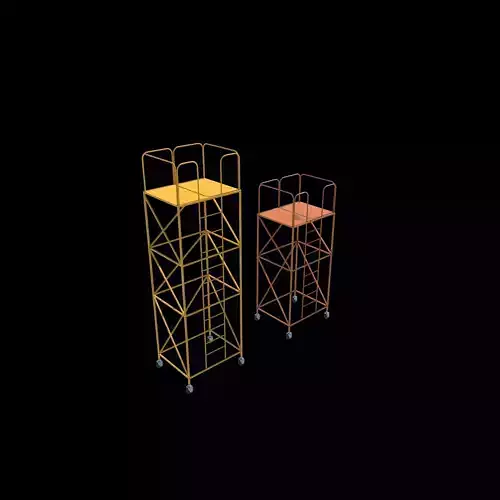 Miniart Scaffoldings 3D model