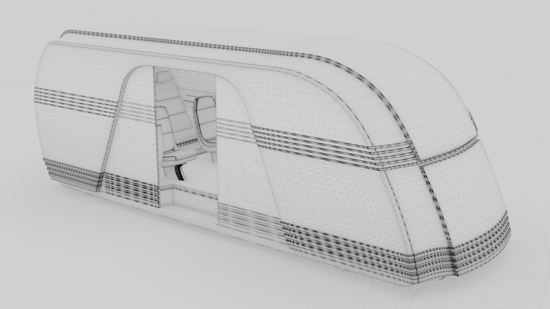 Tesla Robovan Robotaxi Realistic Ready-for-Use With Interior HP 3D model_8