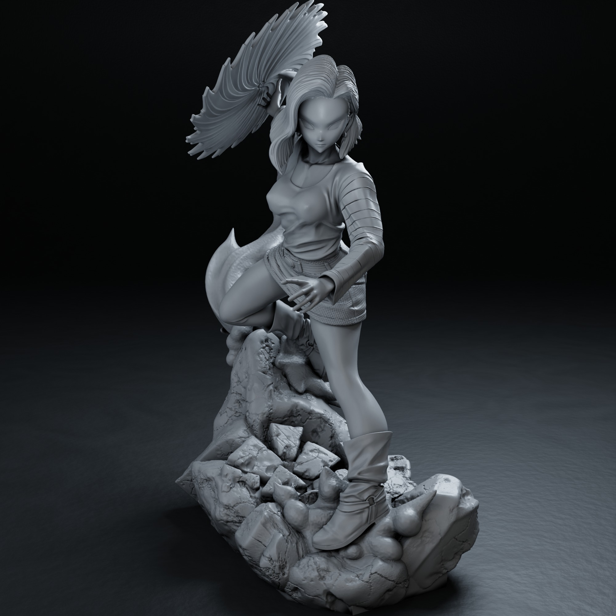 Android 18 - Dragon Ball 3D print model_20