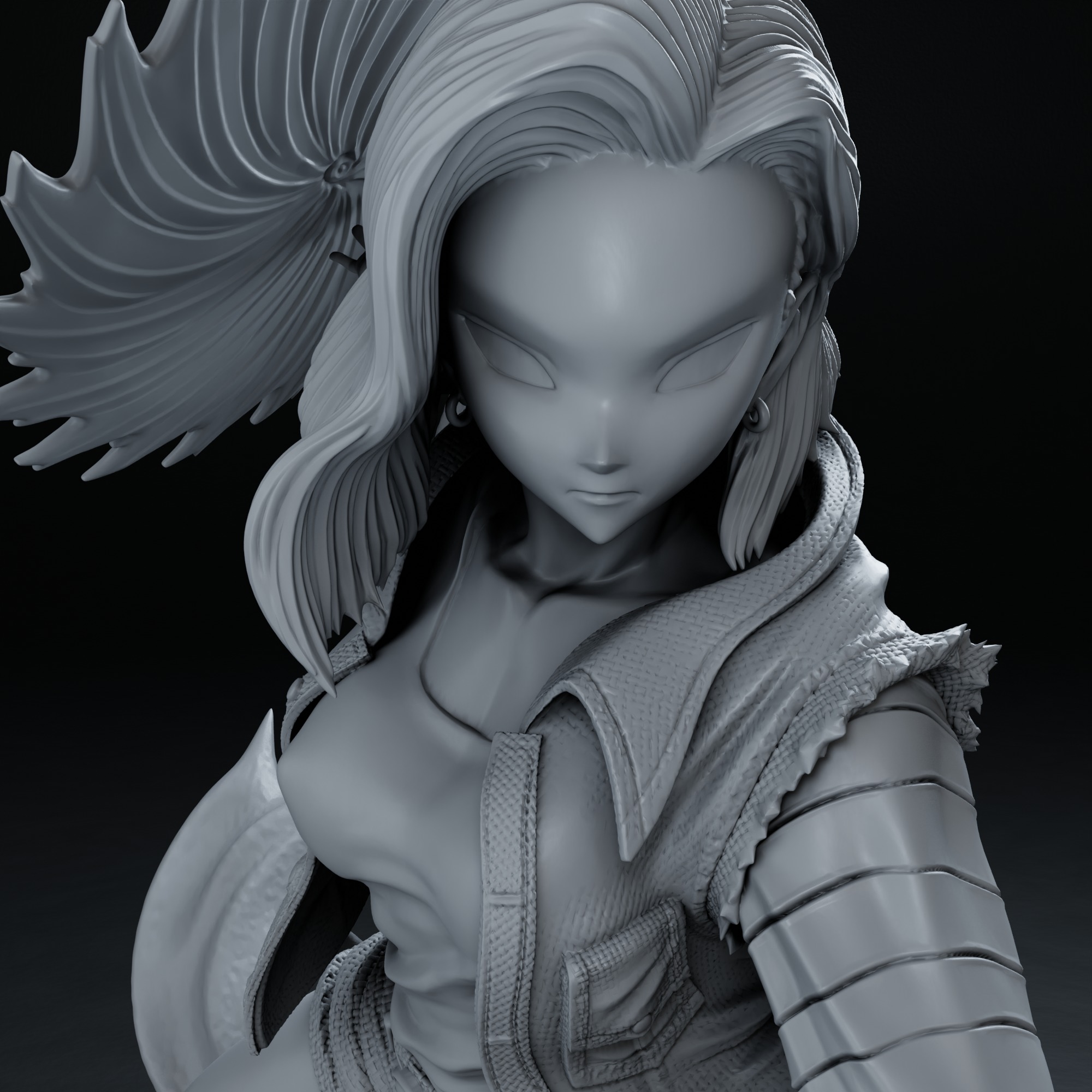 Android 18 - Dragon Ball 3D print model_14