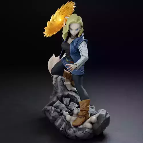Android 18 - Dragon Ball 3D print model