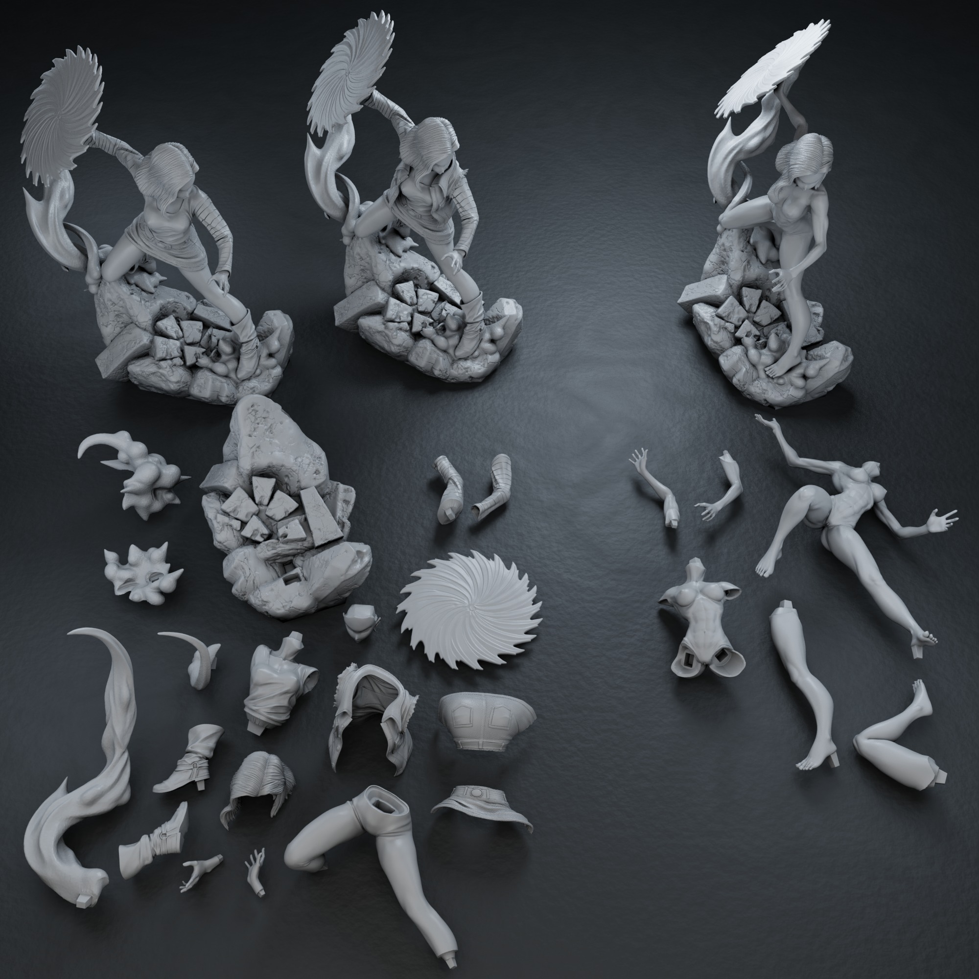 Android 18 - Dragon Ball 3D print model_24