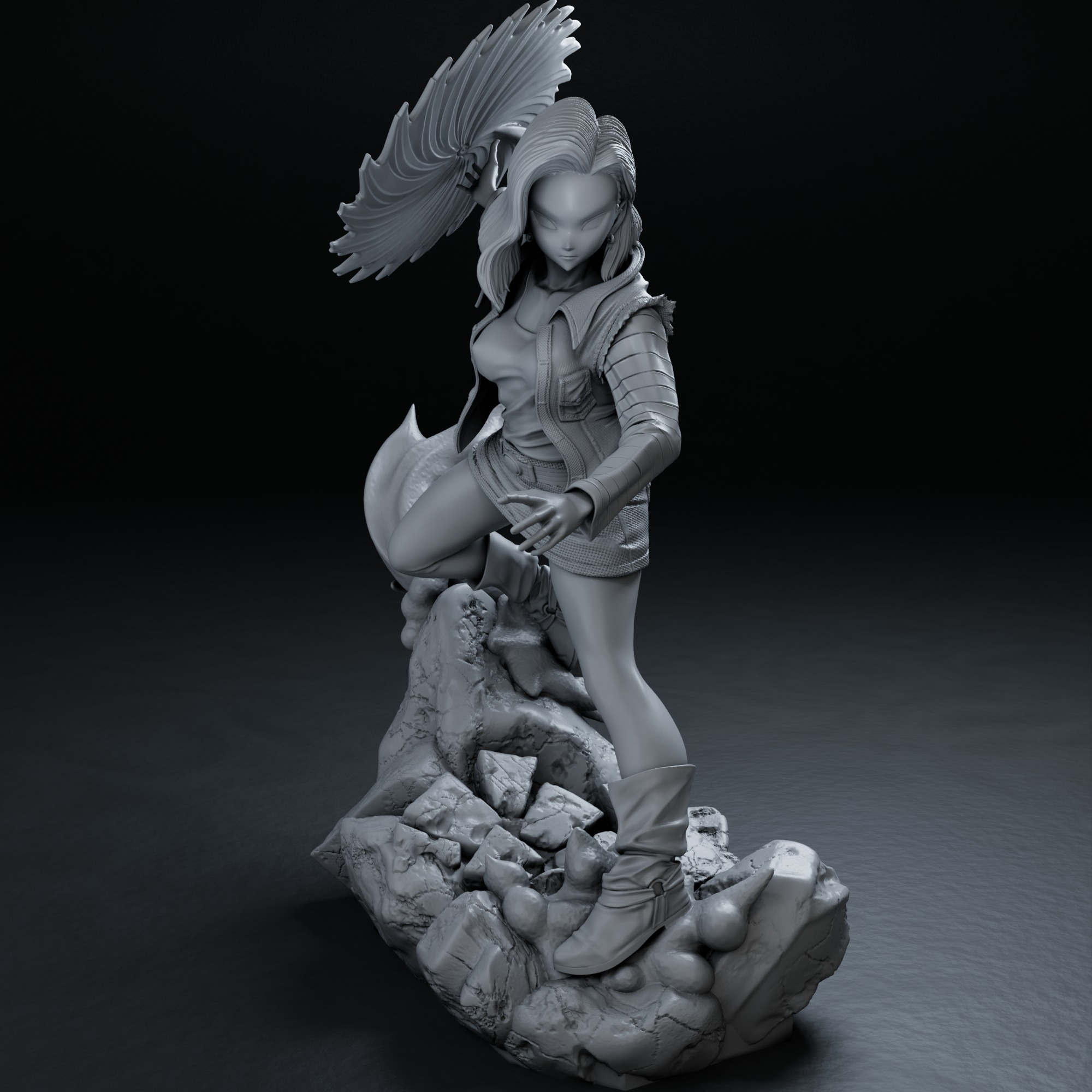 Android 18 - Dragon Ball 3D print model_21