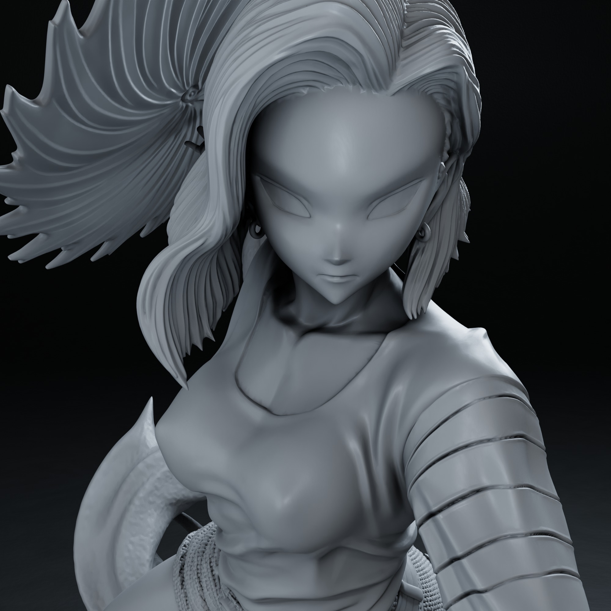 Android 18 - Dragon Ball 3D print model_23