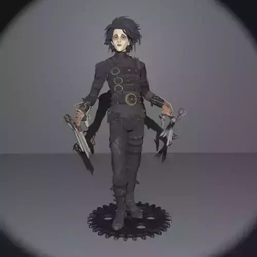 Edward Scrissorhands 3D print model