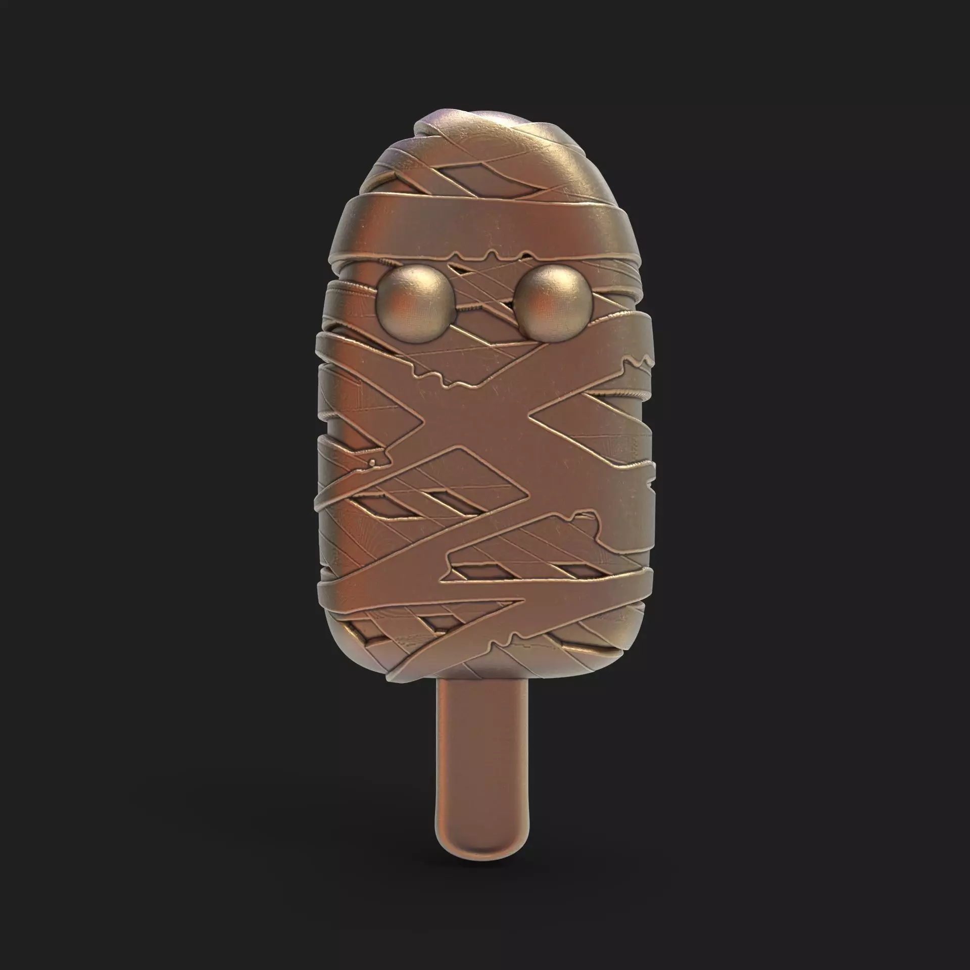 hallowen mummy icecream 3D print model
