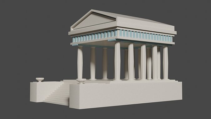 Ancient temple Free 3D model