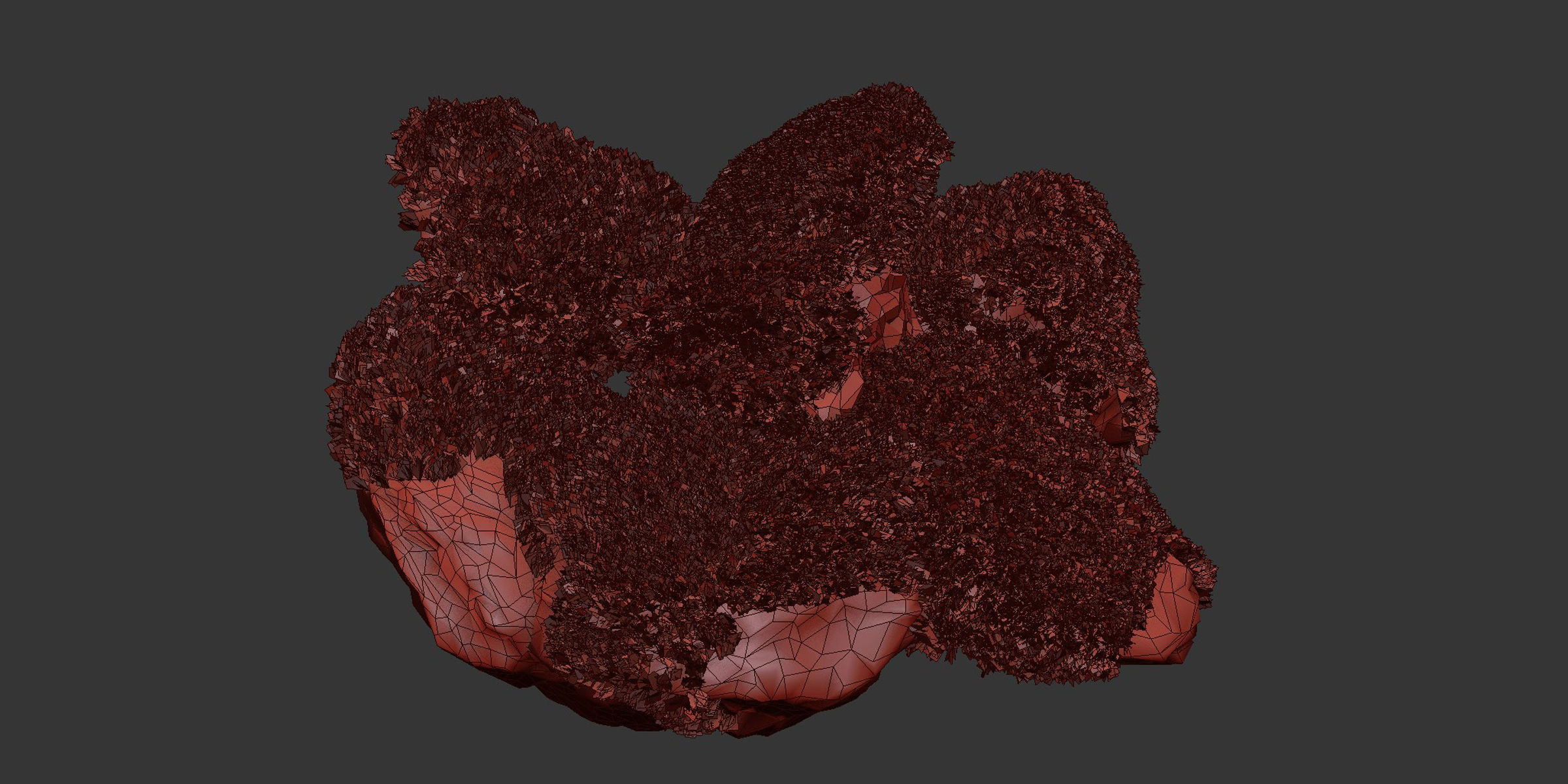 3D Mossy Rock Collection Vol 283 3D model_5