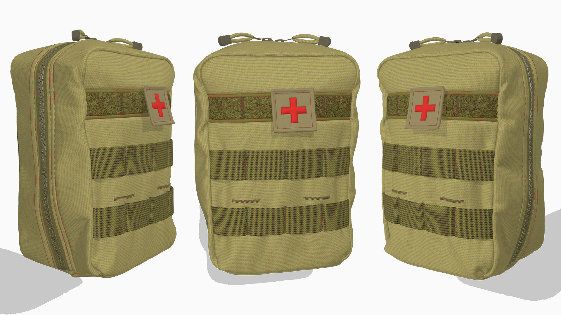 Medical pouch 3D model_2