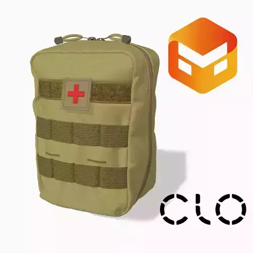 Medical pouch 3D model Medical pouch 3D model